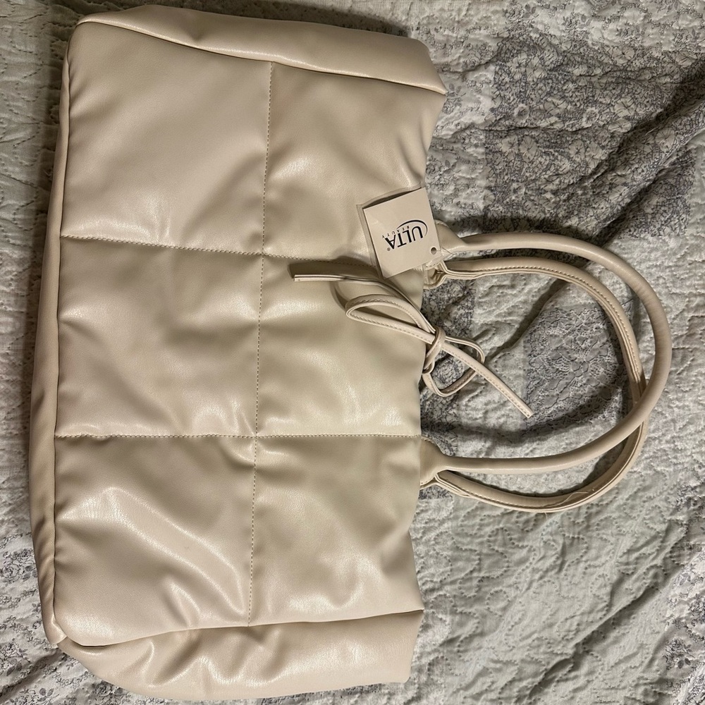 Ulta Beauty Elegant Cream Tote